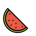 Watermelon emoji on OpenMoji