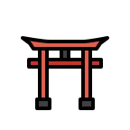 Emoji Santuario sintoísta en OpenMoji