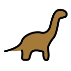 Emoji Saurópodo en OpenMoji
