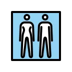Emoji Señal de aseos en OpenMoji