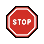 Stop Sign emoji on OpenMoji