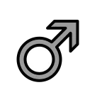Male Sign emoji on OpenMoji