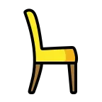 Emoji Silla en OpenMoji