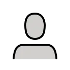 Bust in Silhouette emoji on OpenMoji