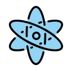 Atom Symbol emoji on OpenMoji