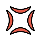 Anger Symbol emoji on OpenMoji