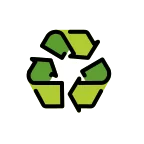 Emoji Símbolo de reciclaje en OpenMoji