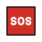 SOS Button emoji on OpenMoji
