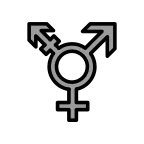 Emoji Símbolo de transgénero en OpenMoji