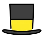 Top Hat emoji on OpenMoji
