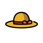 Emoji Sombrero de mujer en OpenMoji