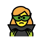 Emoji Supervillana en OpenMoji