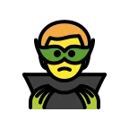 Emoji Supervillano en OpenMoji