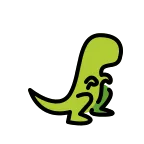 T-Rex emoji on OpenMoji