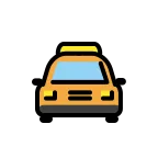 Emoji Taxi próximo en OpenMoji
