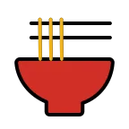 Steaming Bowl emoji on OpenMoji