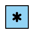 Keycap: * emoji on OpenMoji