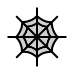 Spider Web emoji on OpenMoji