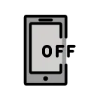 Emoji Teléfono móvil apagado en OpenMoji