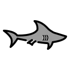 Shark emoji on OpenMoji