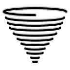 Emoji Tornado en OpenMoji