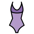 Emoji Traje de baño de una pieza en OpenMoji