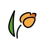 Tulip emoji on OpenMoji
