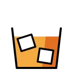 Emoji Vaso de whisky en OpenMoji