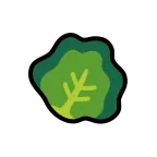 Leafy Green emoji on OpenMoji