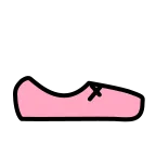 Emoji Zapatillas de ballet en OpenMoji
