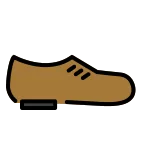 Emoji Zapato de hombre en OpenMoji