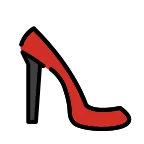 Emoji Zapato de tacón en OpenMoji