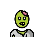 Zombie emoji on OpenMoji