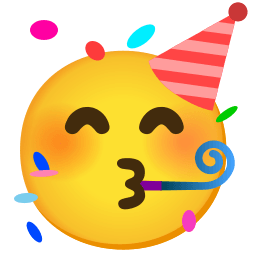 Emoji Cara de fiesta PNG
