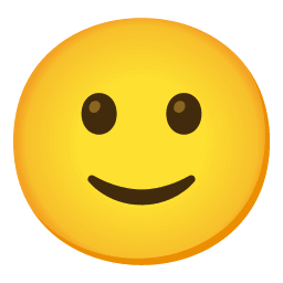 Emoji Cara sonriendo ligeramente PNG