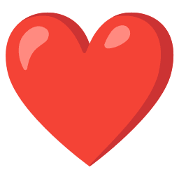 Emoji Corazón rojo PNG
