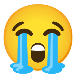 Emoji Llorando fuerte PNG