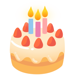 Emoji Torta de cumpleaños PNG