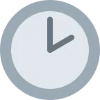 Two O’clock emoji on Twitter / X