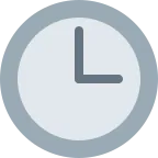 Three O’clock emoji on Twitter / X