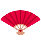 Emoji Abanico abierto en Twitter / X