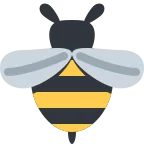 Emoji Abeja en Twitter / X