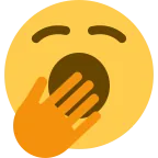 Emoji Aburrido en Twitter / X