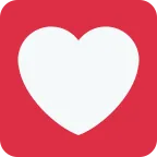 Emoji Adorno de corazón en Twitter / X