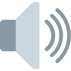 Emoji Altavoz a volumen alto en Twitter / X