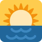 Emoji Amanecer en Twitter / X