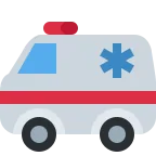 Ambulance emoji on Twitter / X