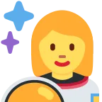 Woman Astronaut emoji on Twitter / X