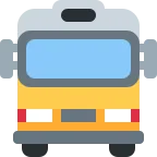 Oncoming Bus emoji on Twitter / X