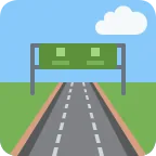 Emoji Autopista en Twitter / X